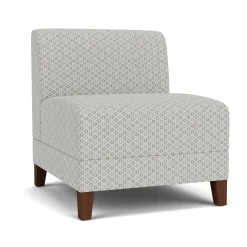 Social Armless Guest Chair in Premium Upholstery