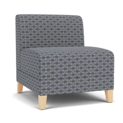 Social Armless Guest Chair in Premium Upholstery