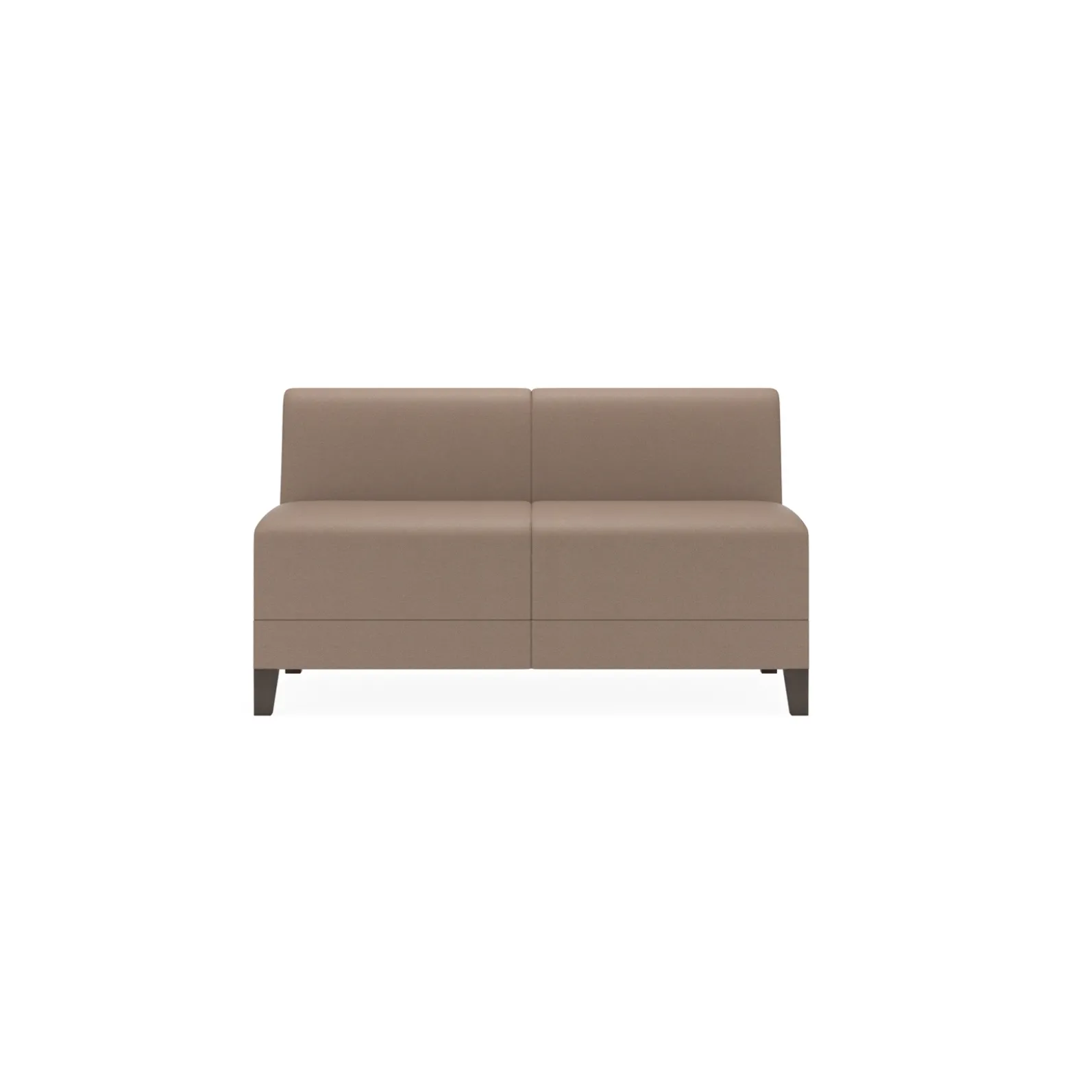 Social Armless Loveseat in Standard Upholstery