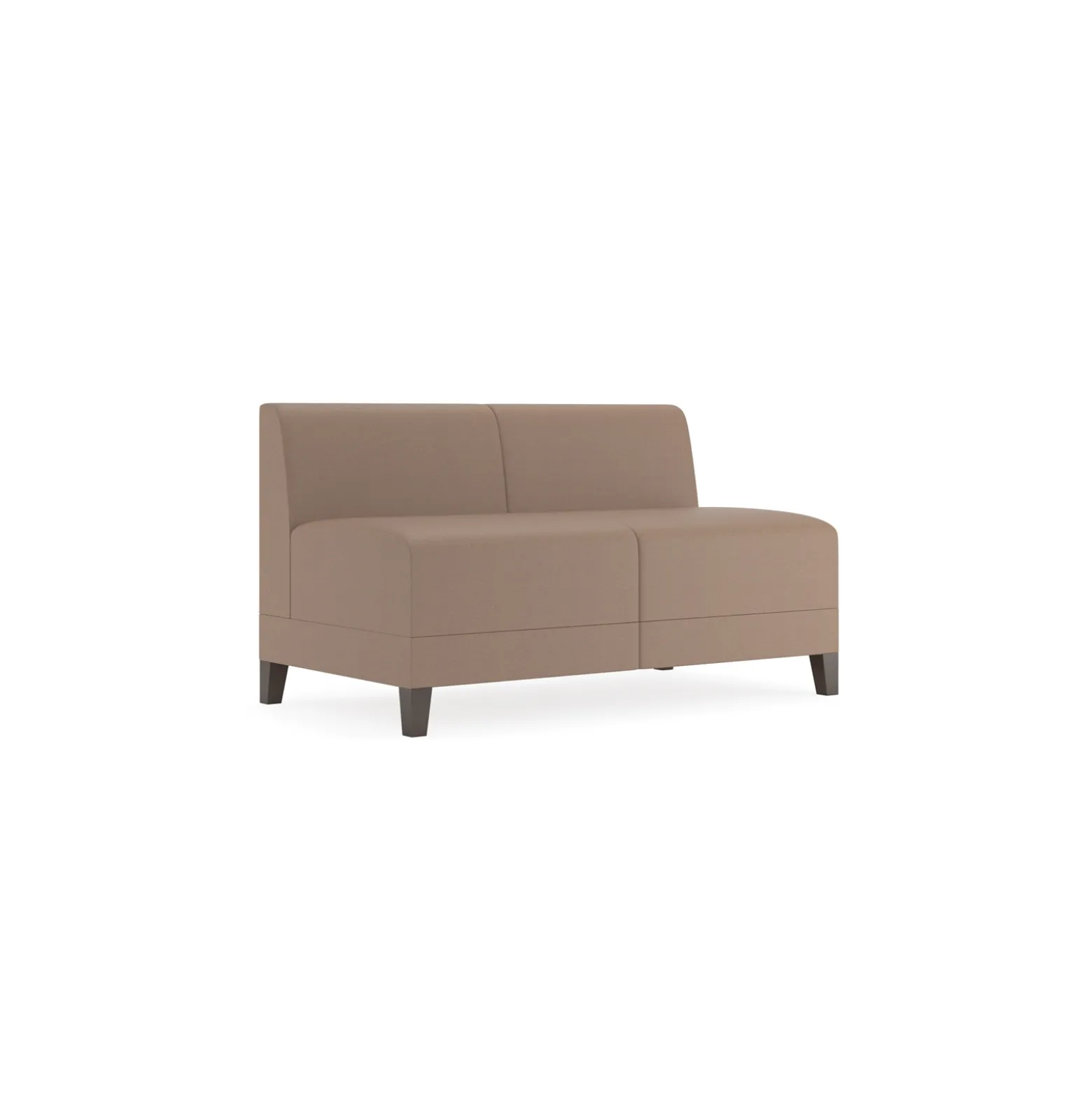 Social Armless Loveseat in Standard Upholstery