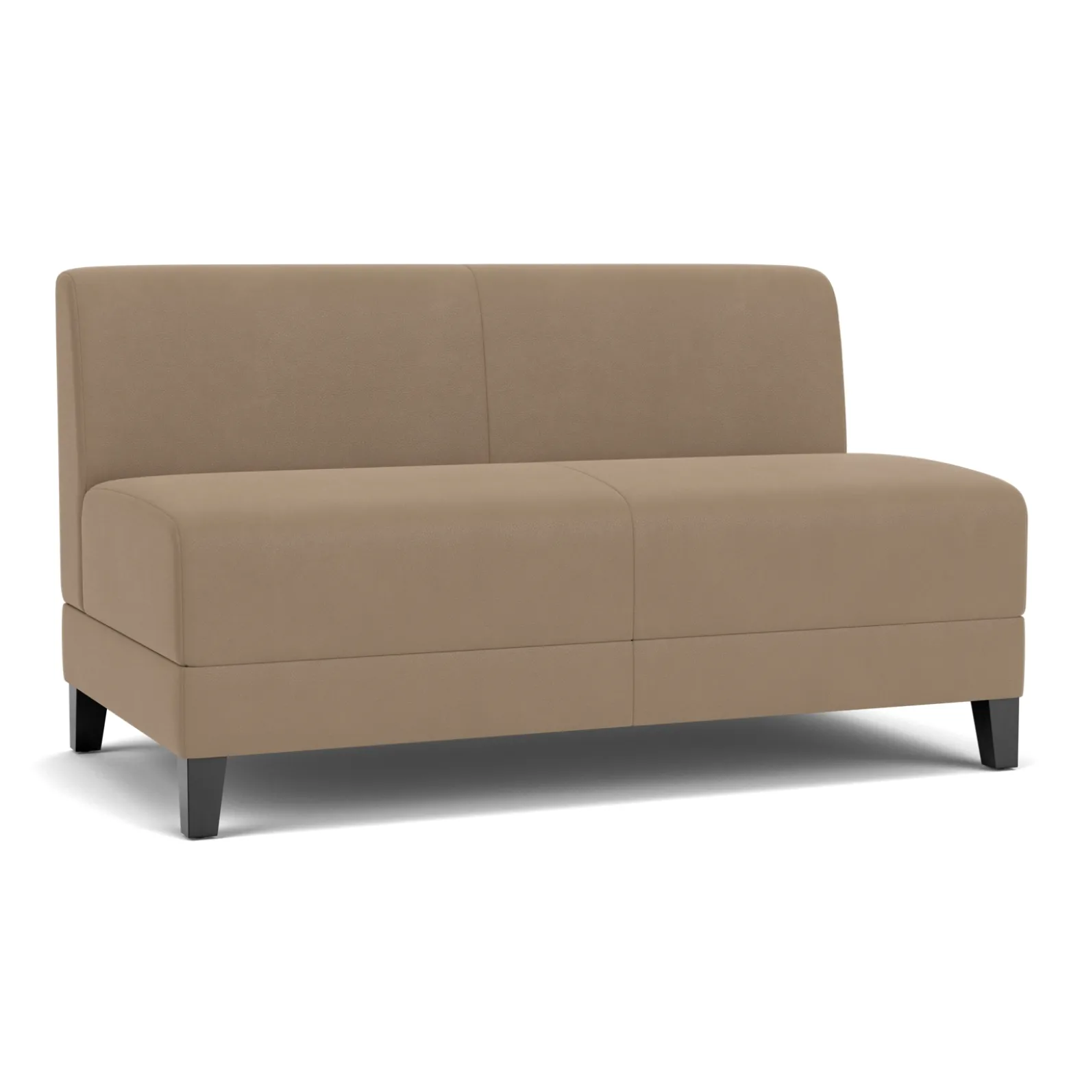 Social Armless Loveseat in Standard Upholstery
