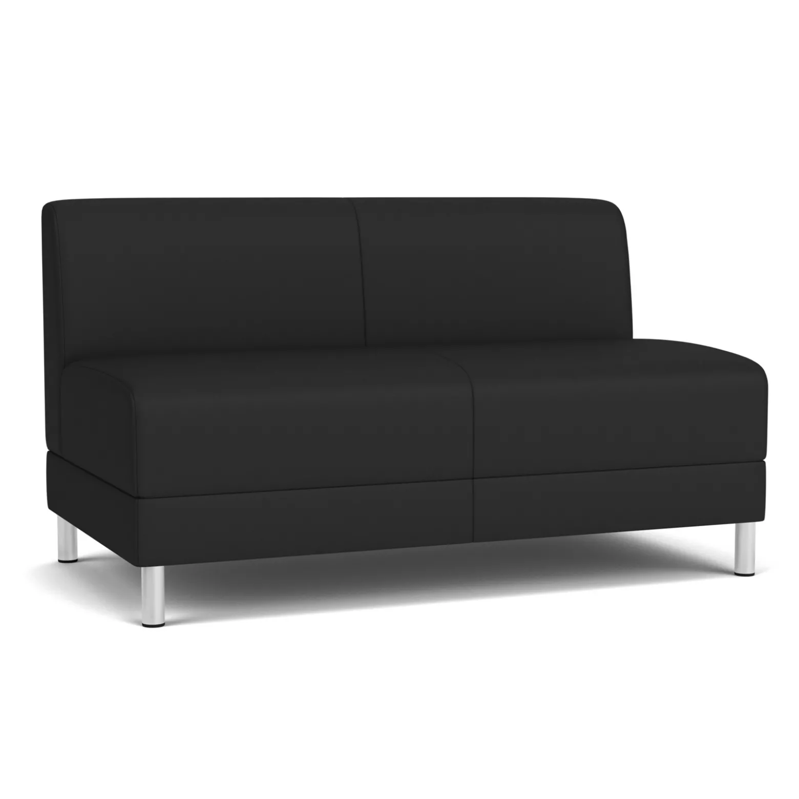Social Armless Loveseat in Standard Upholstery
