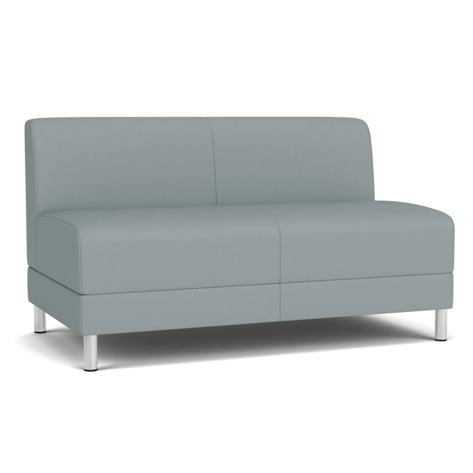 Social Armless Loveseat in Standard Upholstery