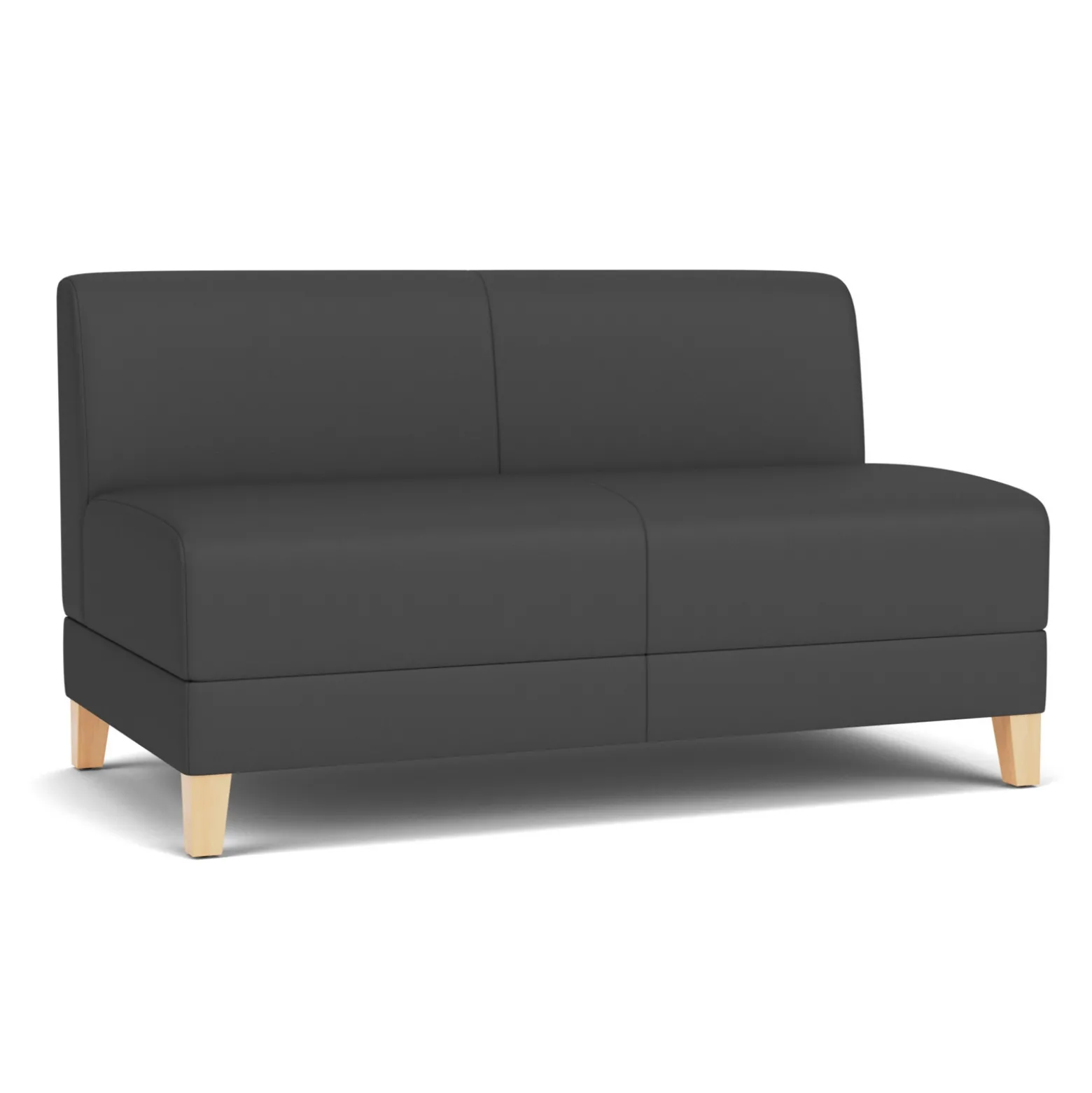 Social Armless Loveseat in Standard Upholstery