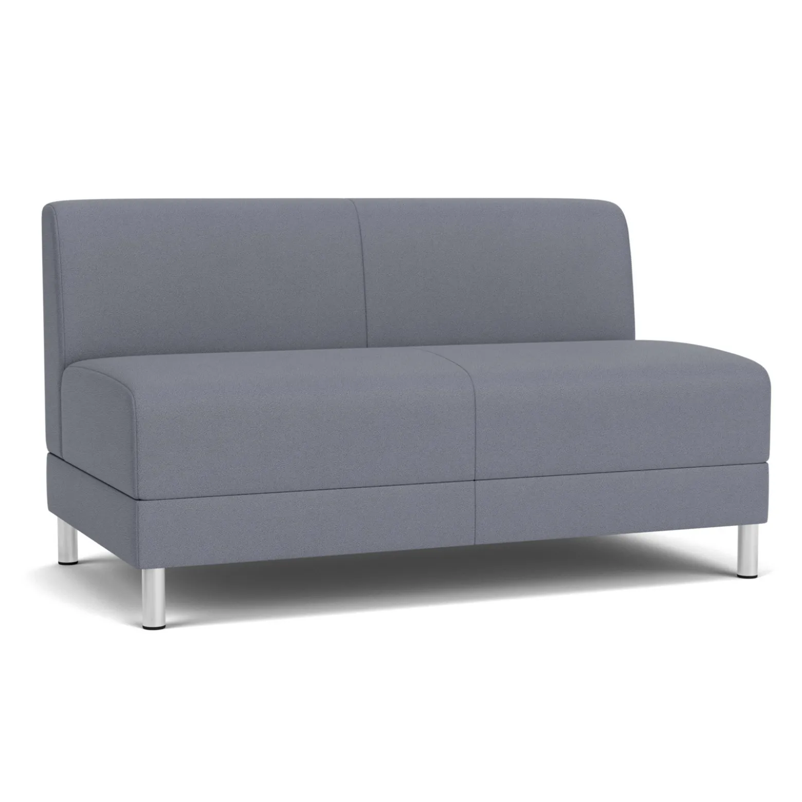 Social Armless Loveseat in Standard Upholstery