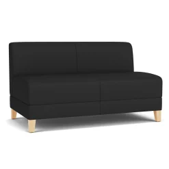 Social Armless Loveseat in Standard Upholstery
