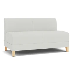 Social Armless Loveseat in Standard Upholstery
