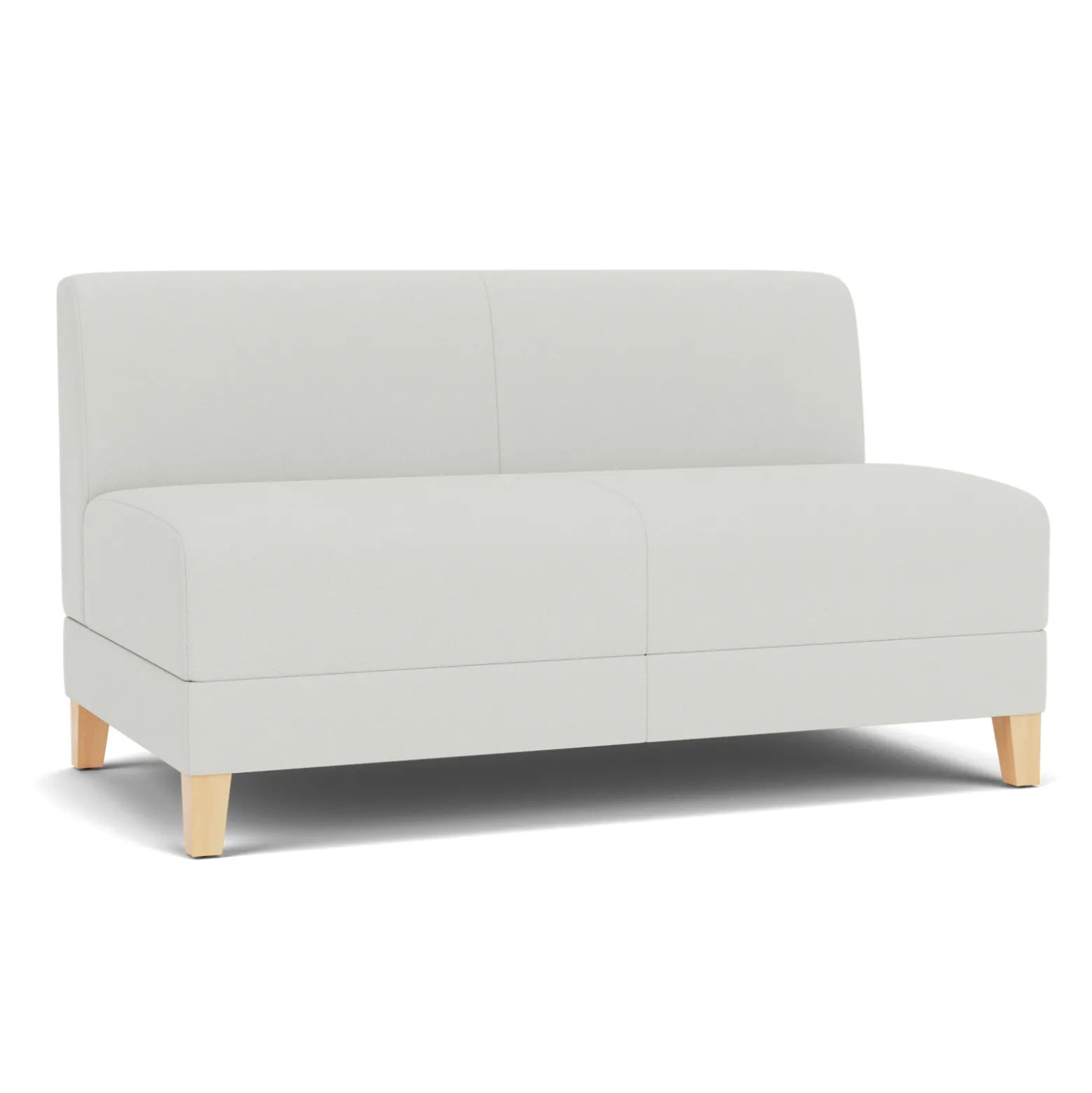 Social Armless Loveseat in Standard Upholstery