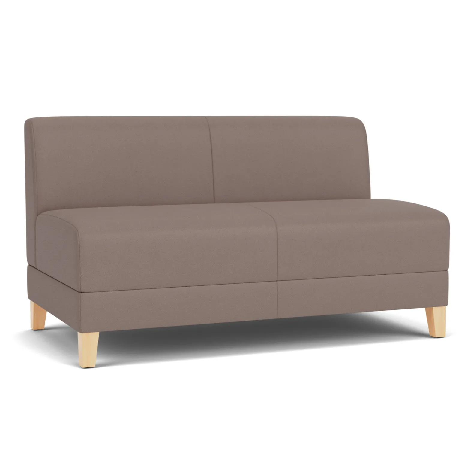 Social Armless Loveseat in Standard Upholstery