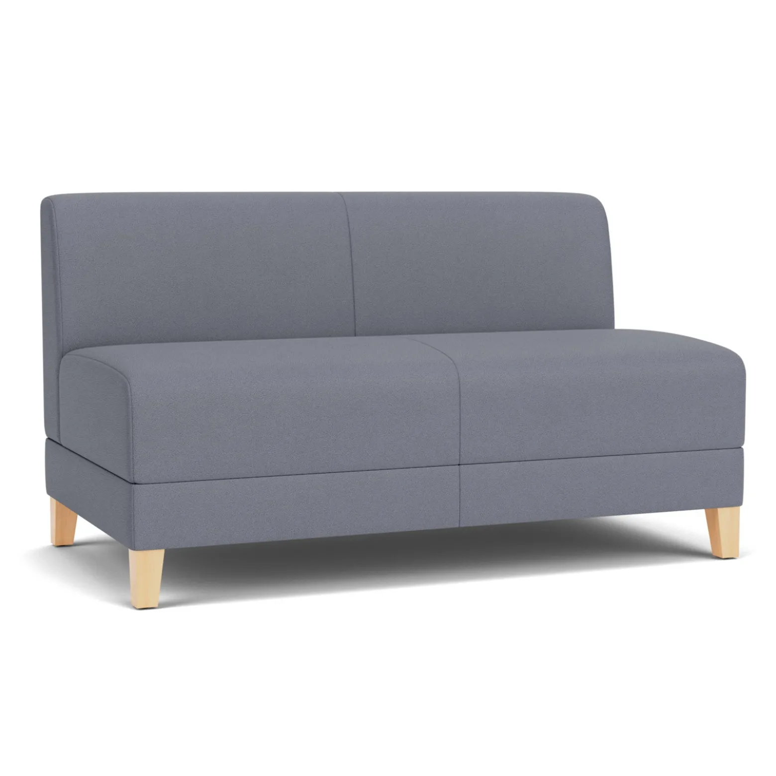 Social Armless Loveseat in Standard Upholstery
