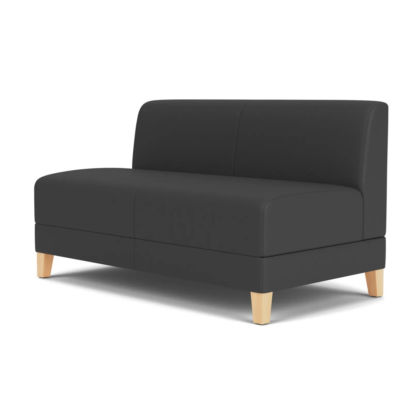 Social Armless Loveseat in Standard Upholstery