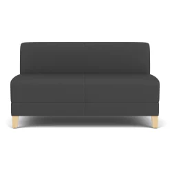 Social Armless Loveseat in Standard Upholstery