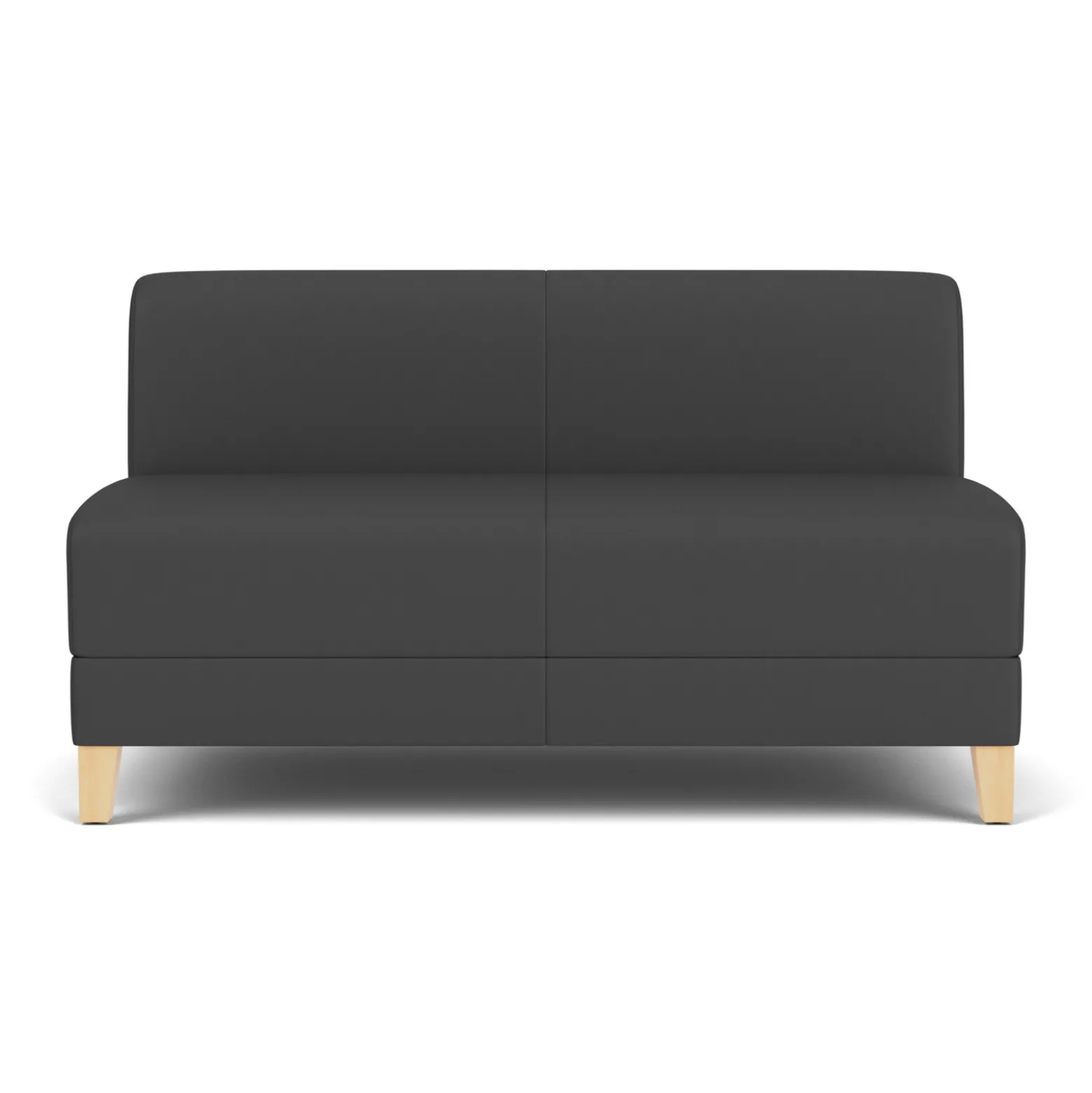 Social Armless Loveseat in Standard Upholstery