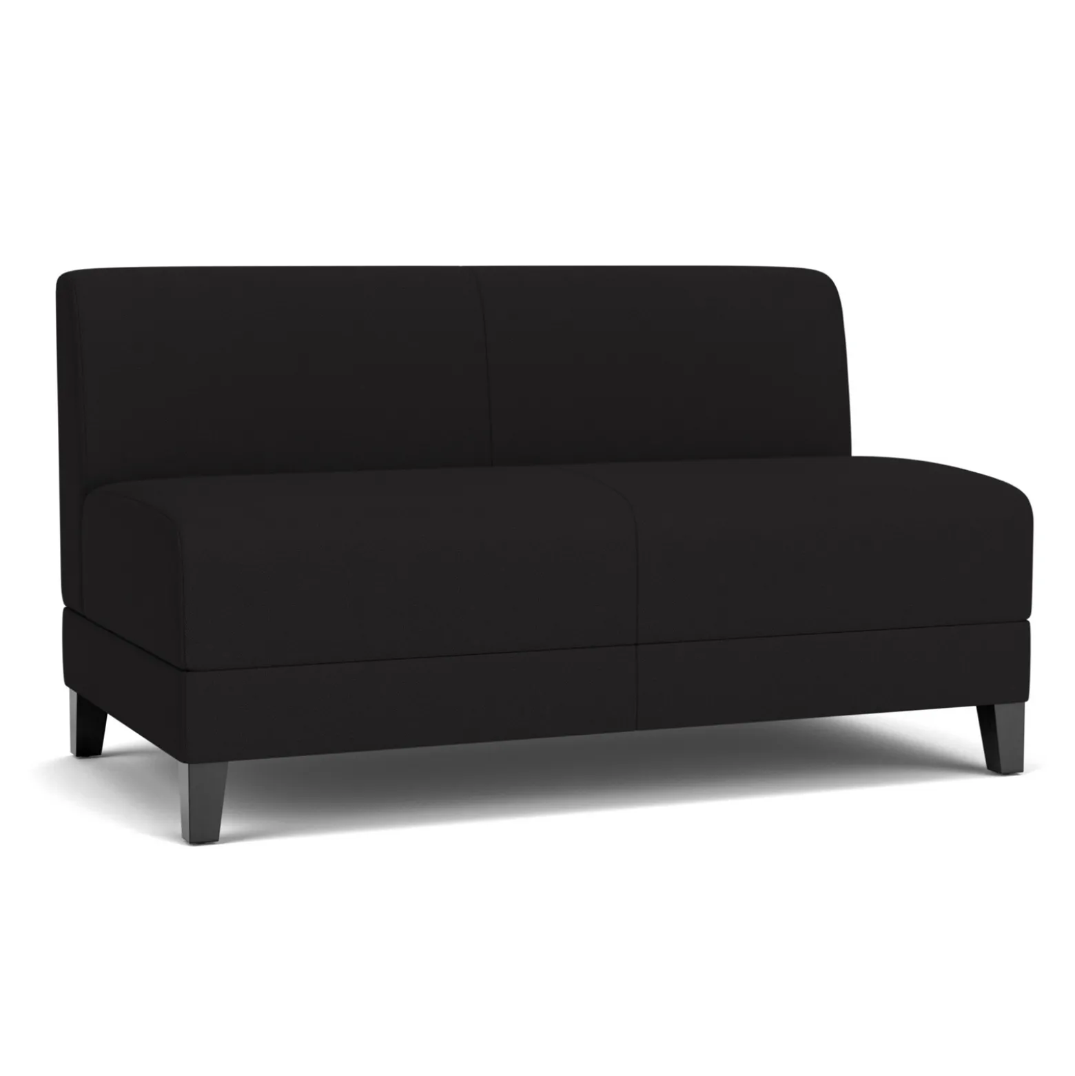 Social Armless Loveseat in Standard Upholstery
