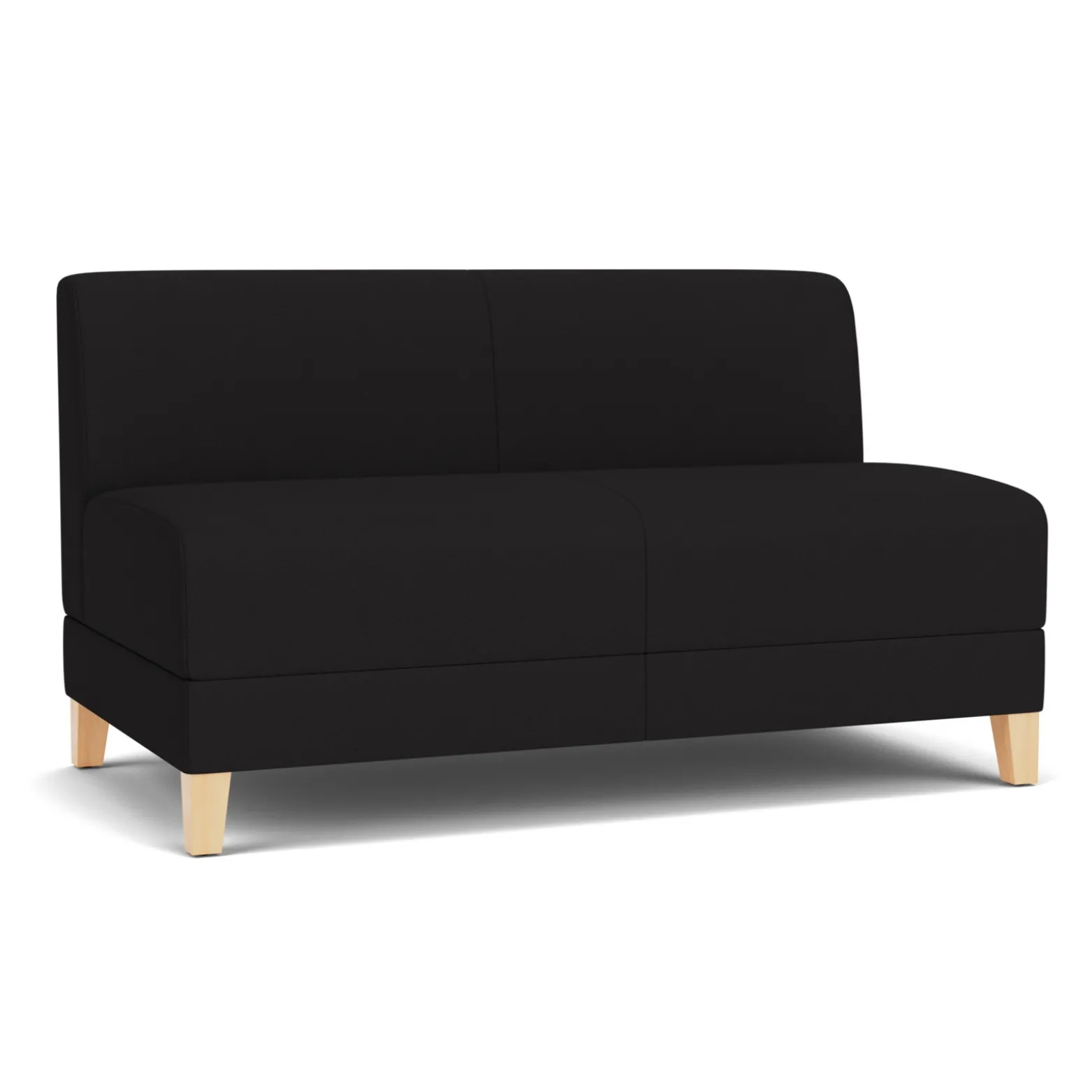 Social Armless Loveseat in Standard Upholstery