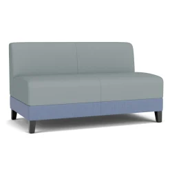 Social Armless Loveseat in Premium Upholstery
