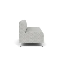 Social Armless Sofa in Premium Upholstery
