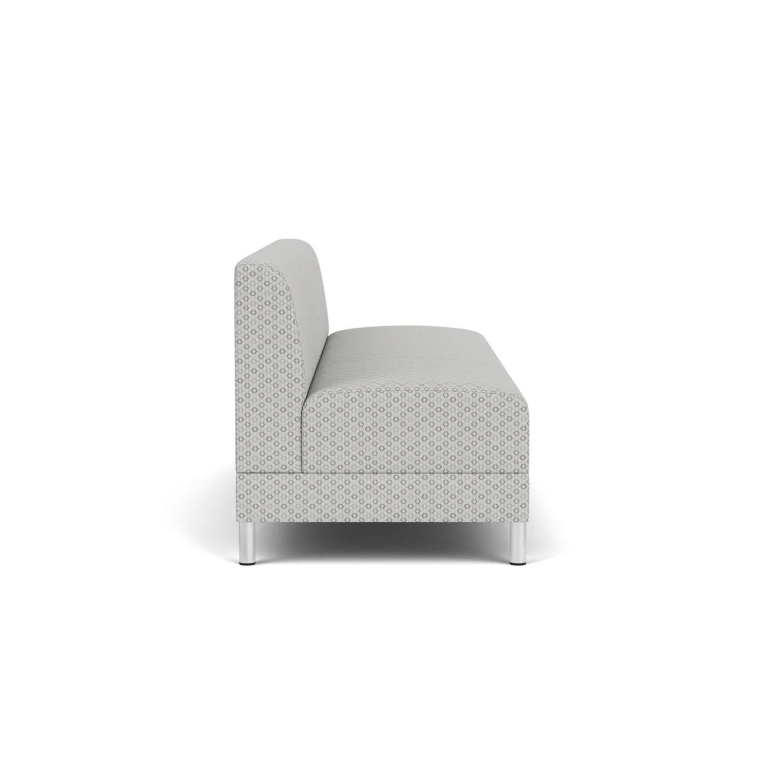 Social Armless Sofa in Premium Upholstery
