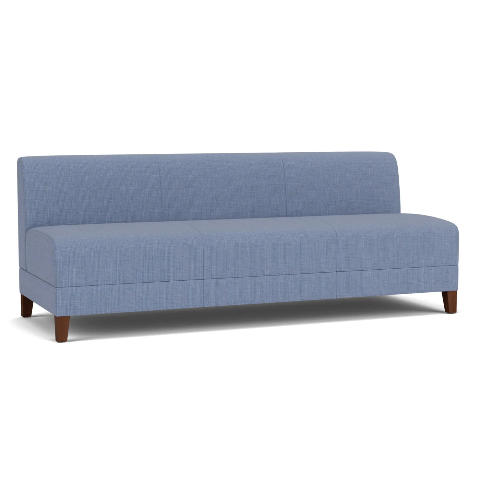 Social Armless Sofa in Premium Upholstery