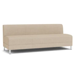 Social Armless Sofa in Premium Upholstery