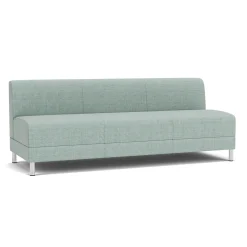 Social Armless Sofa in Premium Upholstery