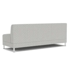 Social Armless Sofa in Premium Upholstery