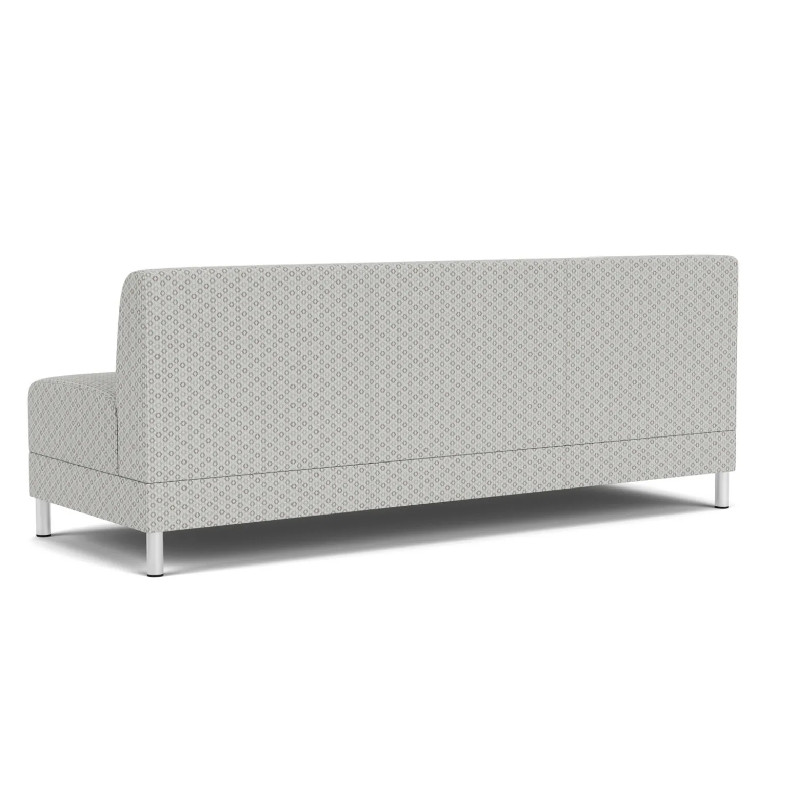 Social Armless Sofa in Premium Upholstery