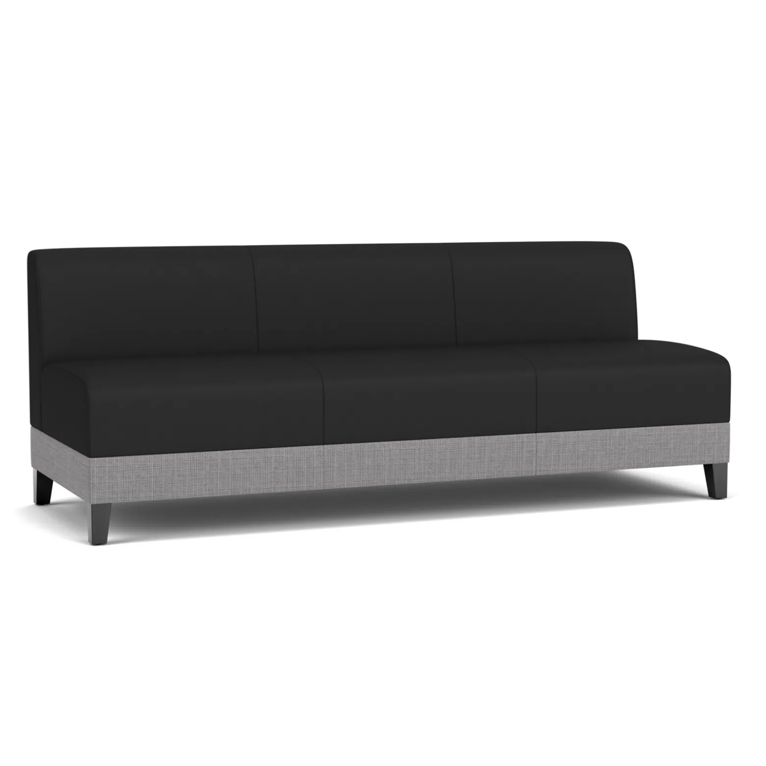 Social Armless Sofa in Premium Upholstery