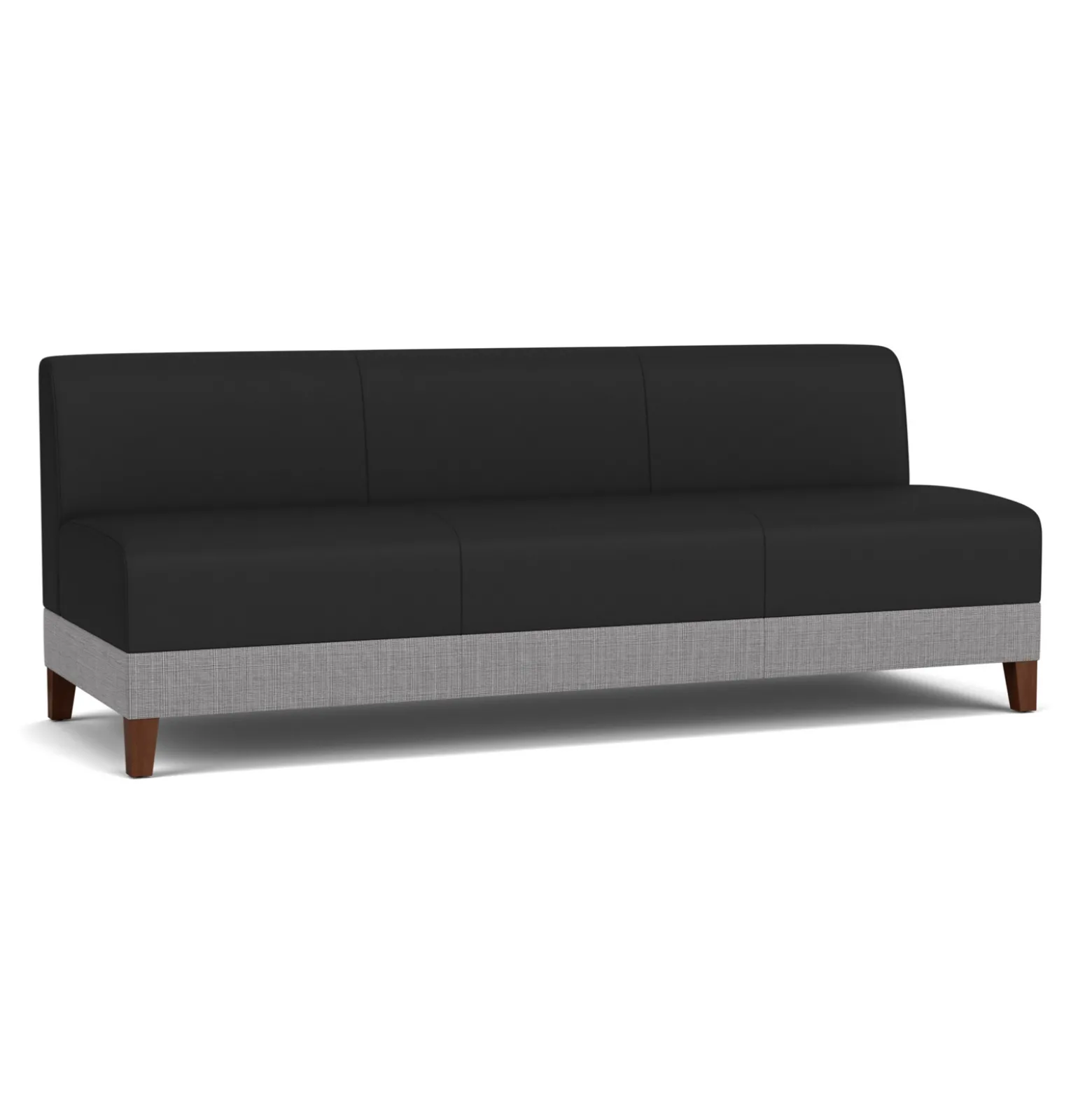 Social Armless Sofa in Premium Upholstery