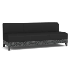 Social Armless Sofa in Premium Upholstery