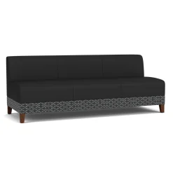 Social Armless Sofa in Premium Upholstery