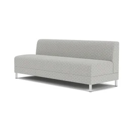 Social Armless Sofa in Premium Upholstery