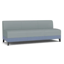 Social Armless Sofa in Premium Upholstery