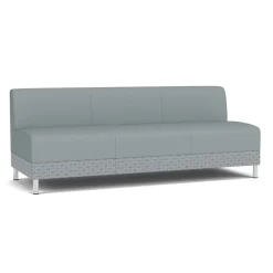 Social Armless Sofa in Premium Upholstery