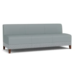 Social Armless Sofa in Premium Upholstery