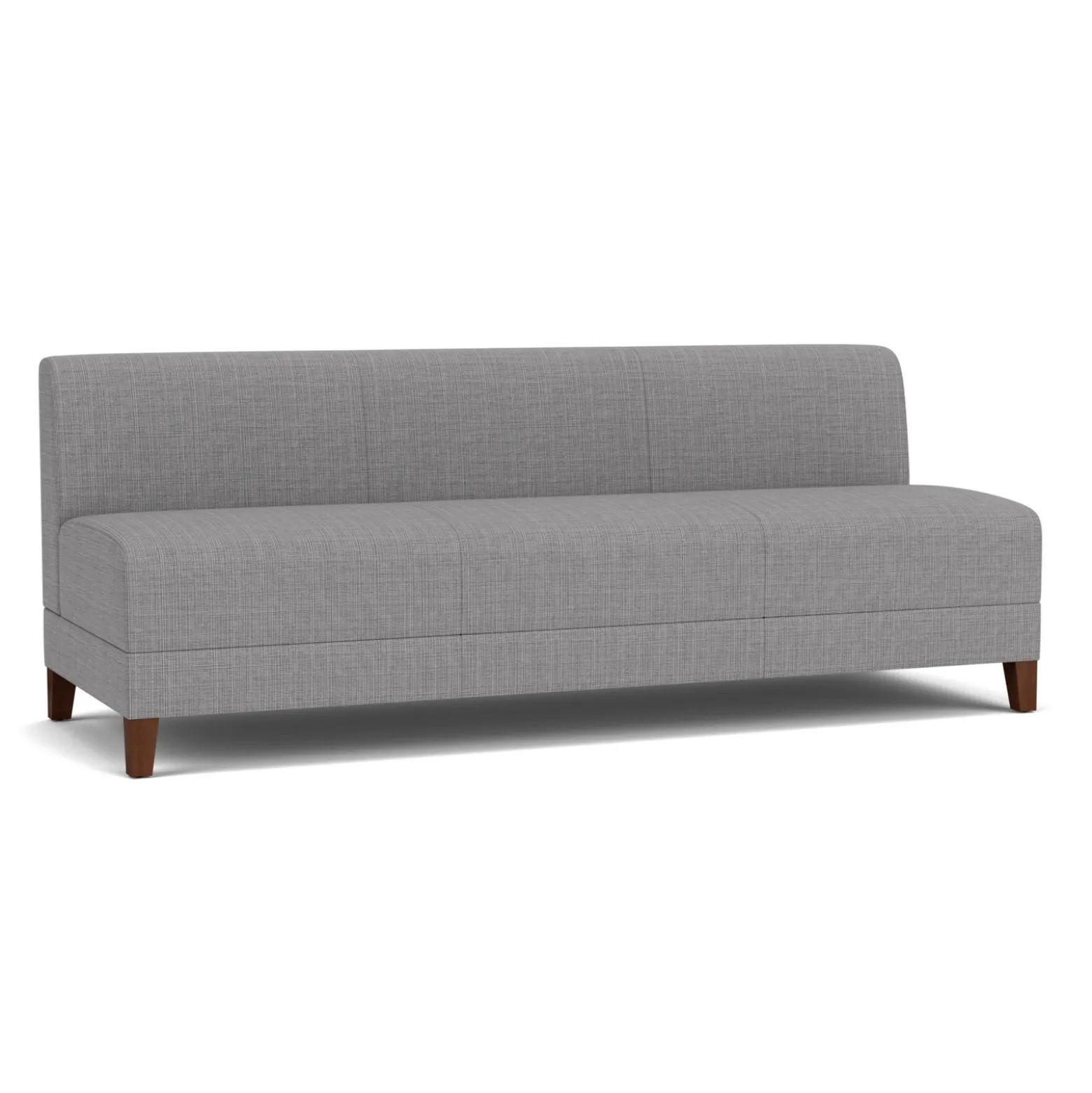 Social Armless Sofa in Premium Upholstery