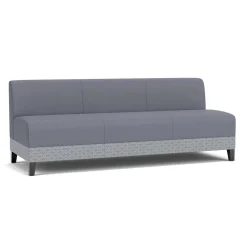 Social Armless Sofa in Premium Upholstery