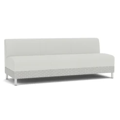 Social Armless Sofa in Premium Upholstery