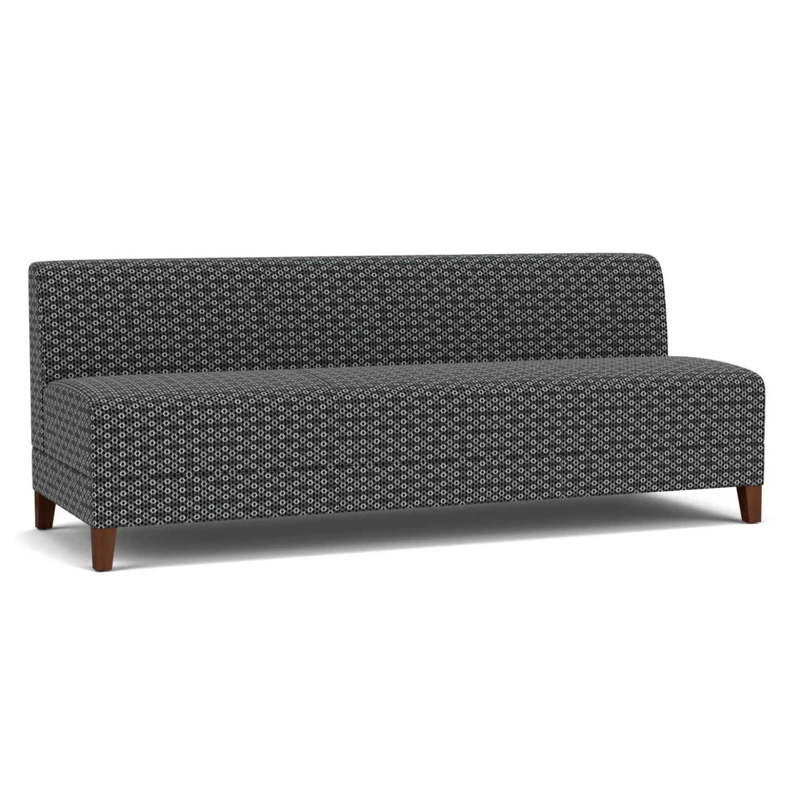 Social Armless Sofa in Premium Upholstery