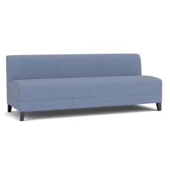 Social Armless Sofa in Premium Upholstery