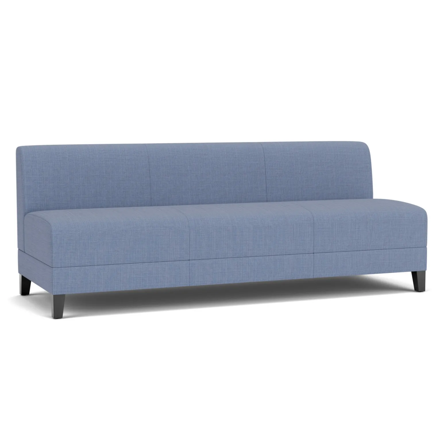 Social Armless Sofa in Premium Upholstery