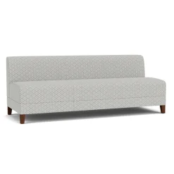 Social Armless Sofa in Premium Upholstery