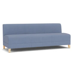 Social Armless Sofa in Premium Upholstery
