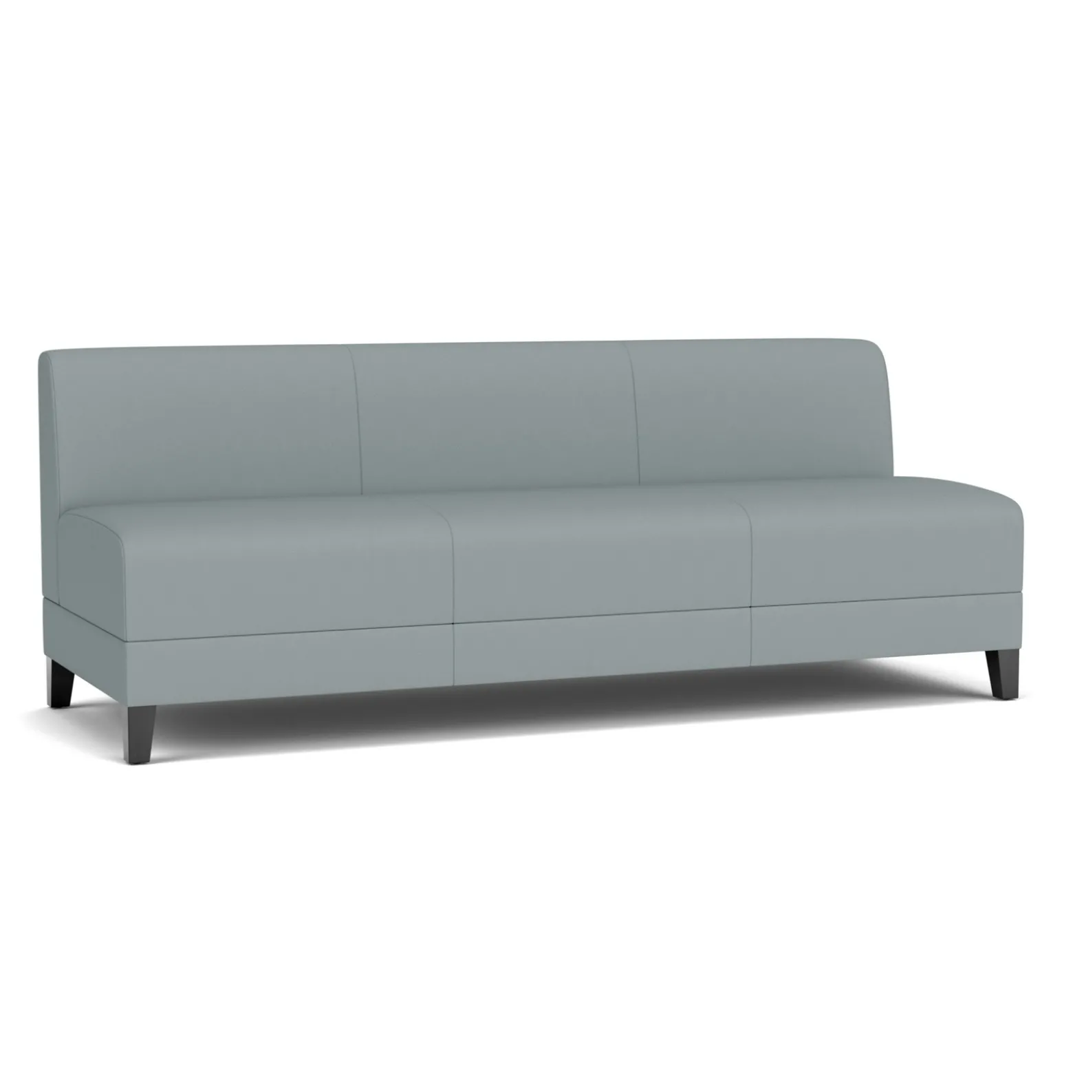 Social Armless Sofa in Standard Upholstery