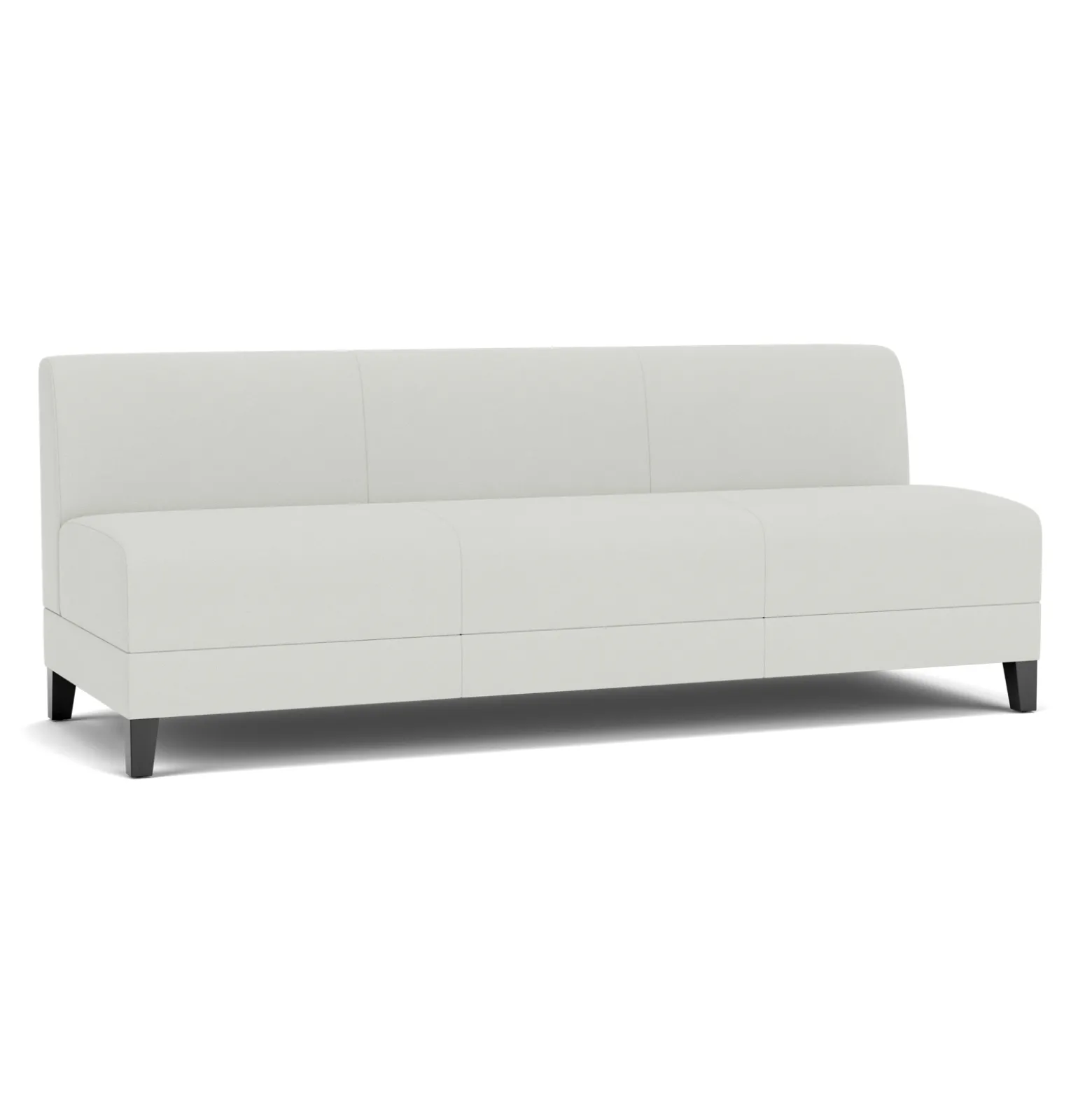 Social Armless Sofa in Standard Upholstery