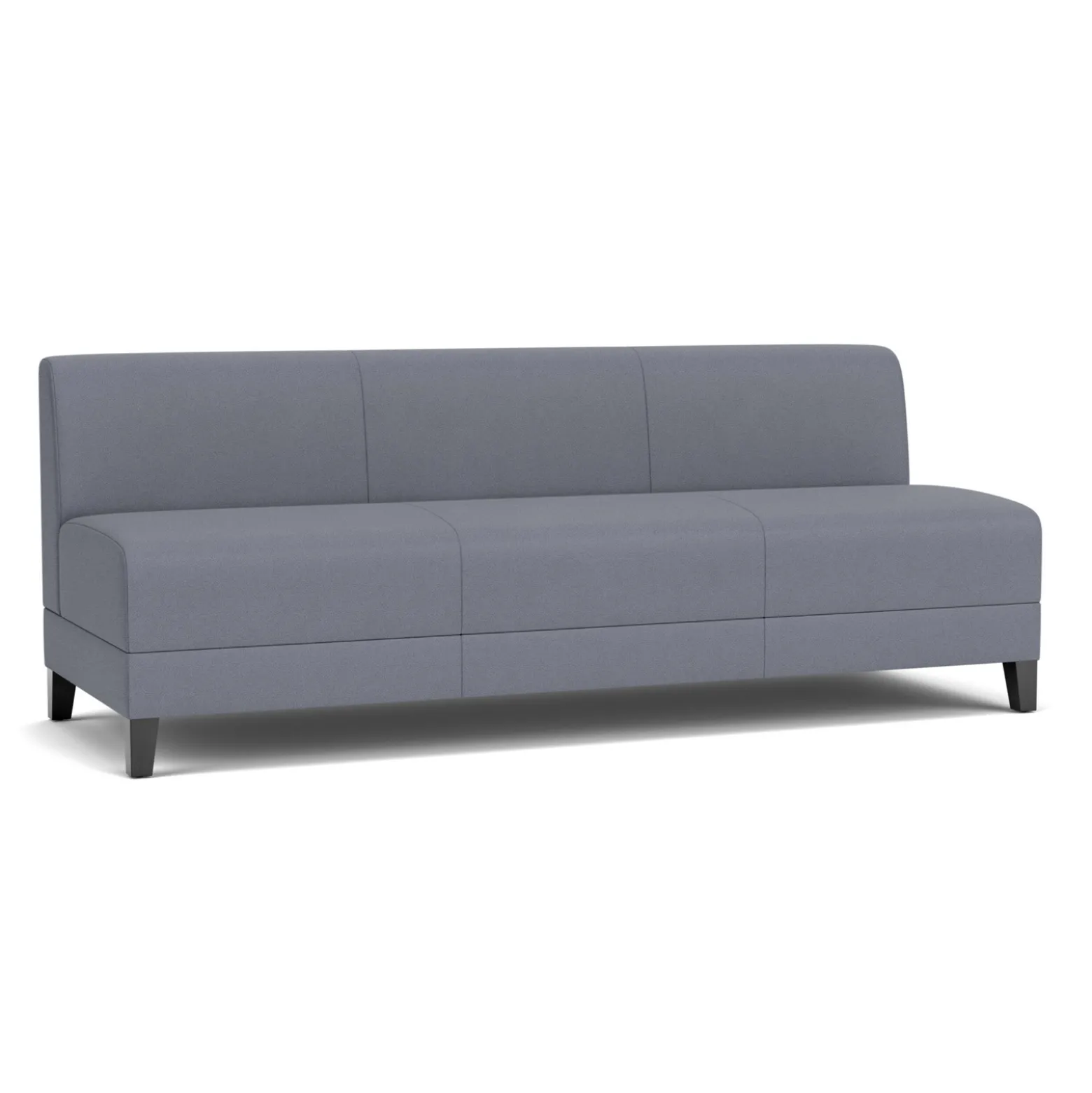 Social Armless Sofa in Standard Upholstery