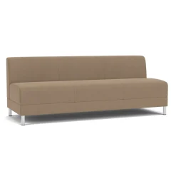 Social Armless Sofa in Standard Upholstery