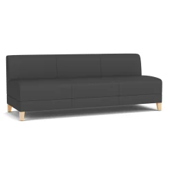 Social Armless Sofa in Standard Upholstery