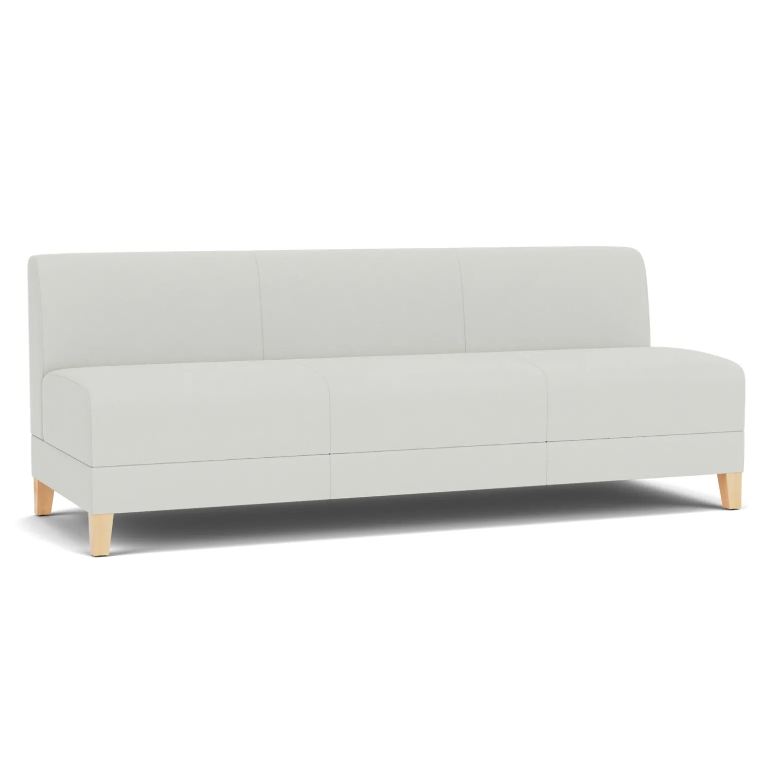 Social Armless Sofa in Standard Upholstery