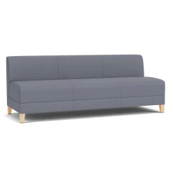 Social Armless Sofa in Standard Upholstery